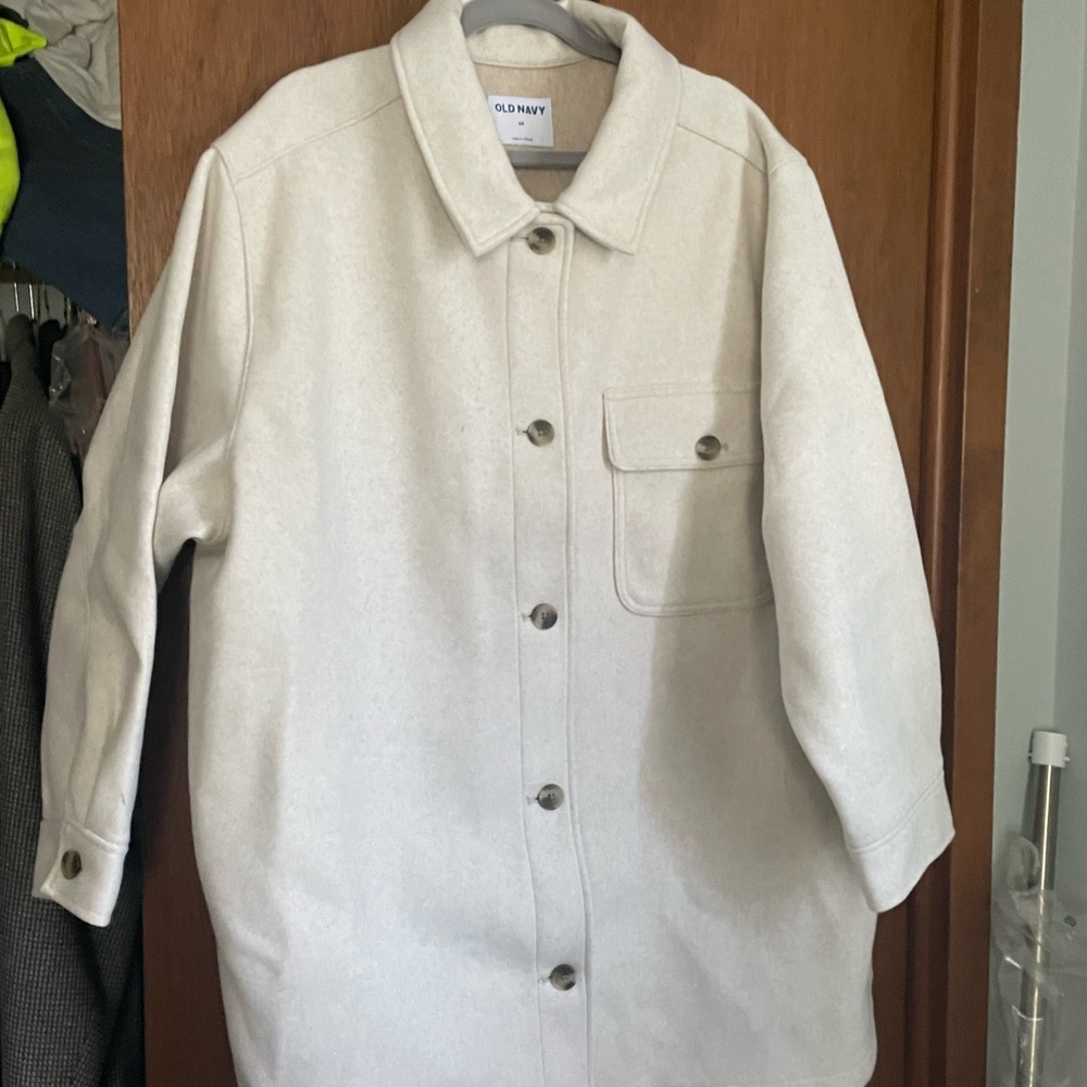 Old Navy oversized soft brushed Shaket